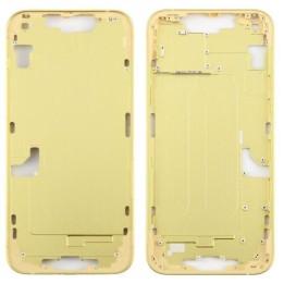 COVER CENTRALE A PER APPLE IPHONE 14 PLUS 6.7 GIALLO MATERIALE ORIGIN.