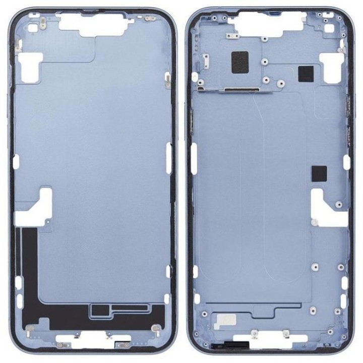 COVER CENTRALE A PER APPLE IPHONE 14 PLUS 6.7 BLU MATERIALE ORIGINALE