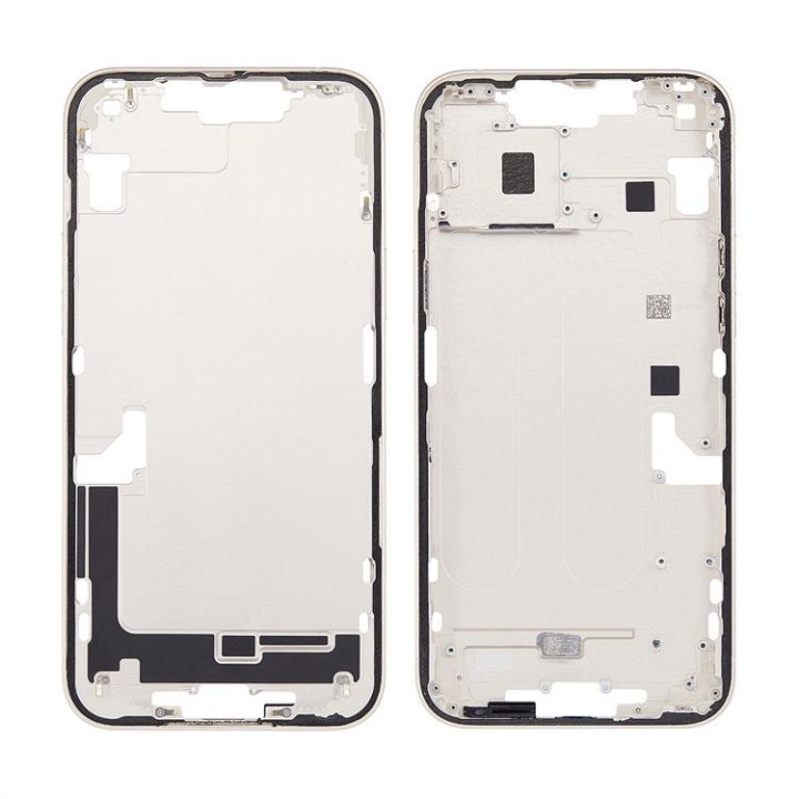 COVER CENTRALE A PER APPLE IPHONE 14 PLUS 6.7 BIANCO MATERIALE ORIGIN.