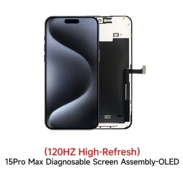 TOUCHSCREEN + DISPLAY OLED DISPLAY COMPLETO PER APPLE IPHONE 15 PRO M.