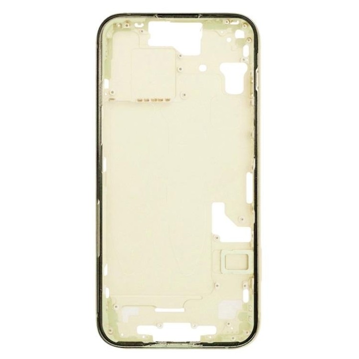 COVER CENTRALE A PER APPLE IPHONE 15 6.1 GIALLO MATERIALE ORIGINALE