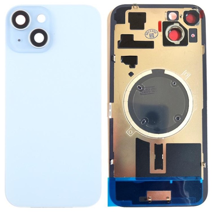 COVER POSTERIORE DI VETRO CON SUPPORTO PER APPLE IPHONE 15 PLUS 6.7 B.