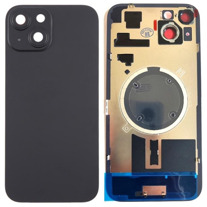 COVER POSTERIORE DI VETRO CON SUPPORTO PER APPLE IPHONE 15 PLUS 6.7 N.