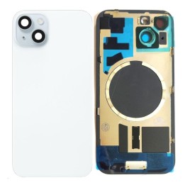 COVER POSTERIORE DI VETRO CON SUPPORTO PER APPLE IPHONE 15 6.1 BLU (S.