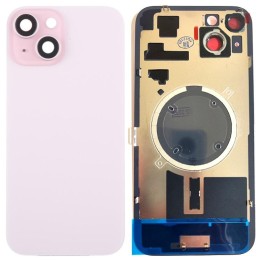 COVER POSTERIORE DI VETRO CON SUPPORTO PER APPLE IPHONE 15 PLUS 6.7 R.
