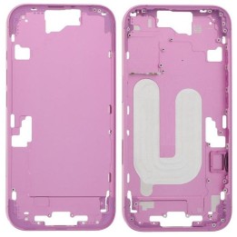 COVER CENTRALE A PER APPLE IPHONE 16 6.1 ROSA OEM (SENZA PULSANTE DEL.