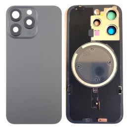 COVER POSTERIORE DI VETRO CON SUPPORTO PER APPLE IPHONE 15 PRO 6.1 NE.