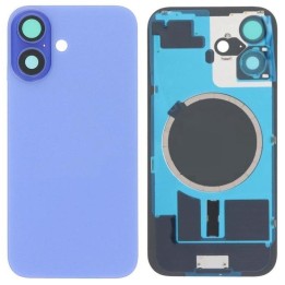 COVER POSTERIORE DI VETRO CON SUPPORTO PER APPLE IPHONE 16 6.1 BLU (S.