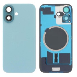 COVER POSTERIORE DI VETRO CON SUPPORTO PER APPLE IPHONE 16 6.1 VERDE..