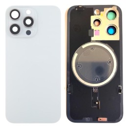 COVER POSTERIORE DI VETRO CON SUPPORTO PER APPLE IPHONE 15 PRO 6.1 BI.