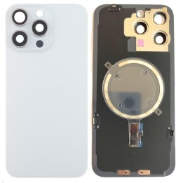 COVER POSTERIORE DI VETRO CON SUPPORTO PER APPLE IPHONE 15 PRO MAX 6..