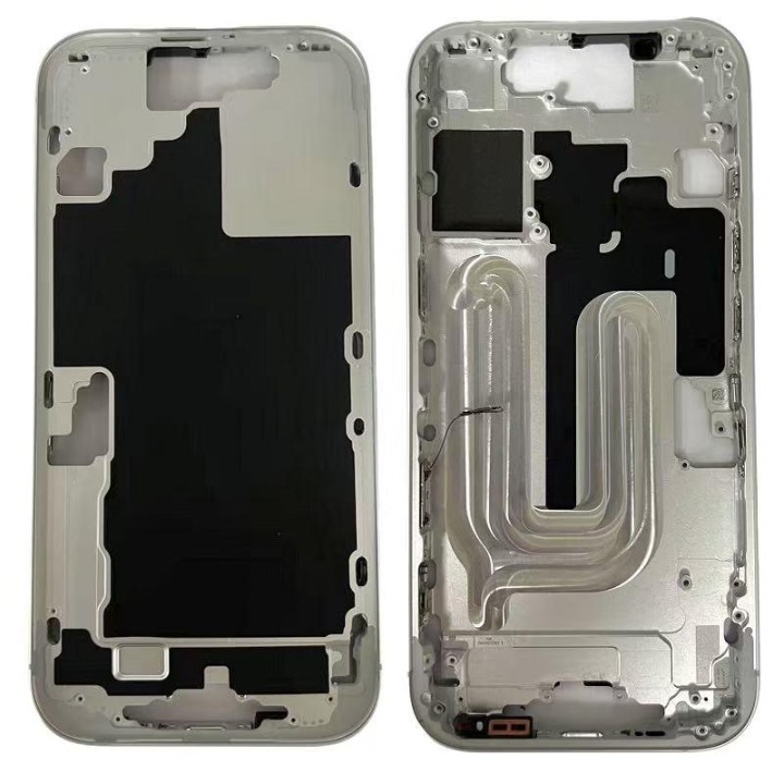 COVER CENTRALE A PER APPLE IPHONE 17 6.3 BIANCO MATERIALE ORIGINALE