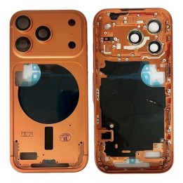 COVER CENTRALE A PER APPLE IPHONE 17 PRO 6.3 ARANCIA MATERIALE ORIGIN.
