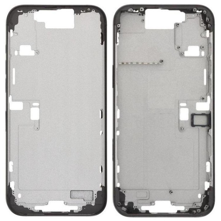 COVER CENTRALE A PER APPLE IPHONE 16 PRO MAX 6.9 NERO OEM (SENZA PULS.