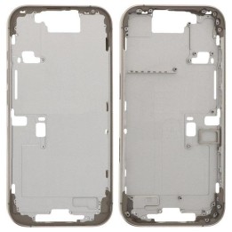 COVER CENTRALE A PER APPLE IPHONE 16 PRO 6.3 TITANIO NATURALE OEM (SE.