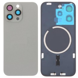 COVER POSTERIORE DI VETRO CON SUPPORTO PER APPLE IPHONE 16 PRO MAX 6..