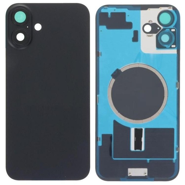 COVER POSTERIORE DI VETRO CON SUPPORTO PER APPLE IPHONE 16 PLUS 6.7 N.