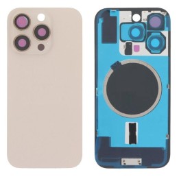 COVER POSTERIORE DI VETRO CON SUPPORTO PER APPLE IPHONE 16 PRO 6.3 OR.