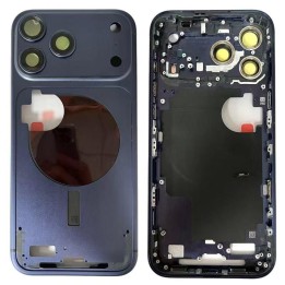 COVER CENTRALE A PER APPLE IPHONE 17 PRO MAX 6.9 BLU MATERIALE ORIGIN.