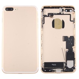 COVER POSTERIORE CON RICAMBI PER APPLE IPHONE 7 PLUS 5.5 ORO MATERIAL.