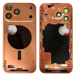 COVER CENTRALE A PER APPLE IPHONE 17 PRO MAX 6.9 ARANCIA MATERIALE OR.