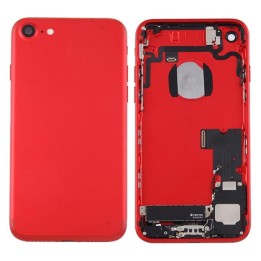 COVER POSTERIORE CON RICAMBI PER IPHONE 7G 4.7 ROSSO MATERIALE ORIGIN.