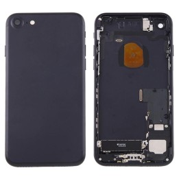 COVER POSTERIORE CON RICAMBI PER IPHONE 7G 4.7 NERO MATERIALE ORIGINA.