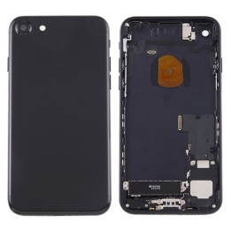 COVER POSTERIORE CON RICAMBI PER IPHONE 7G 4.7 JET BLACK MATERIALE OR.