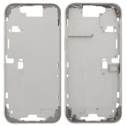 COVER CENTRALE A PER APPLE IPHONE 16 PRO MAX 6.9 BIANCO OEM (SENZA PU.