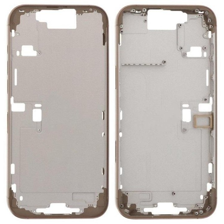 COVER CENTRALE A PER APPLE IPHONE 16 PRO MAX 6.9 ORO OEM (SENZA PULSA.