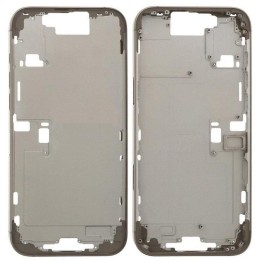 COVER CENTRALE A PER APPLE IPHONE 16 PRO MAX 6.9 TITANIO NATURALE OEM.
