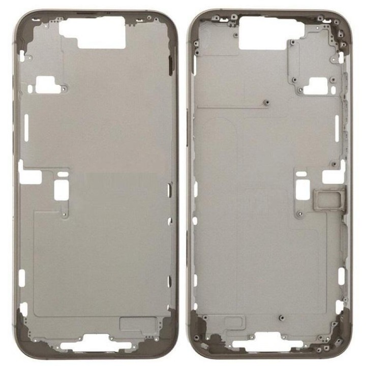 COVER CENTRALE A PER APPLE IPHONE 16 PRO MAX 6.9 TITANIO NATURALE OEM.