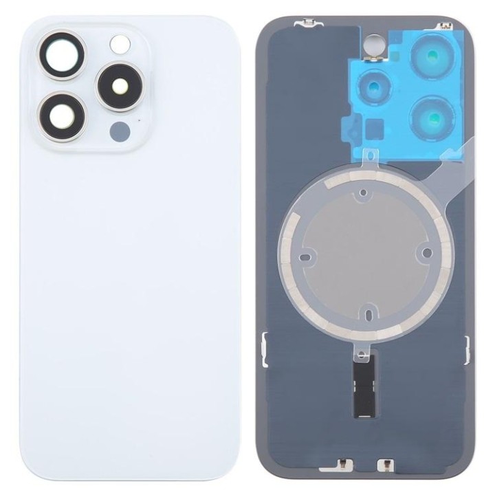 COVER POSTERIORE DI VETRO CON SUPPORTO PER APPLE IPHONE 16 PRO MAX 6..