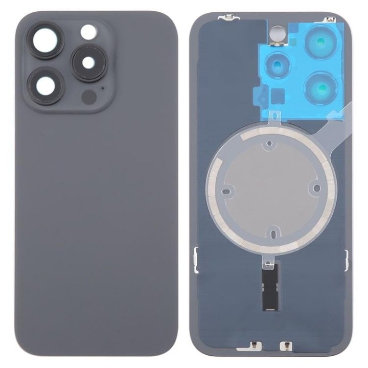 COVER POSTERIORE DI VETRO CON SUPPORTO PER APPLE IPHONE 16 PRO MAX 6..