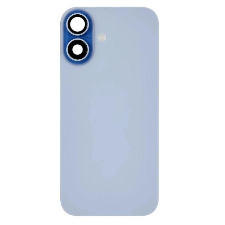 COVER POSTERIORE DI VETRO PER APPLE IPHONE 17 6.3 BLU (SENZA NFC)