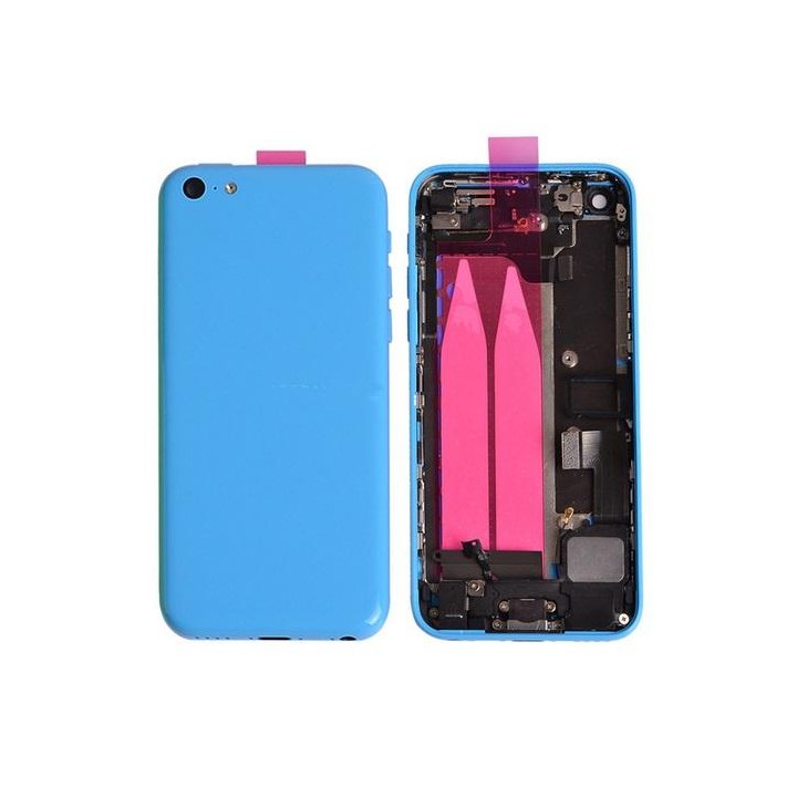 COVER POSTERIORE COMPLETO ORIGINALE PER IPHONE5C IPHONE 5C BLU