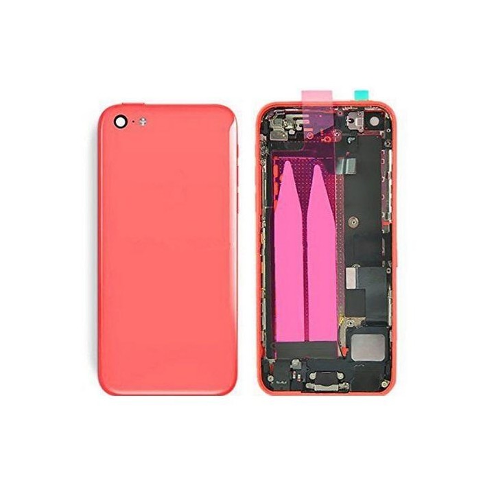 COVER POSTERIORE COMPLETO ORIGINALE PER IPHONE5C IPHONE 5C ROSSO
