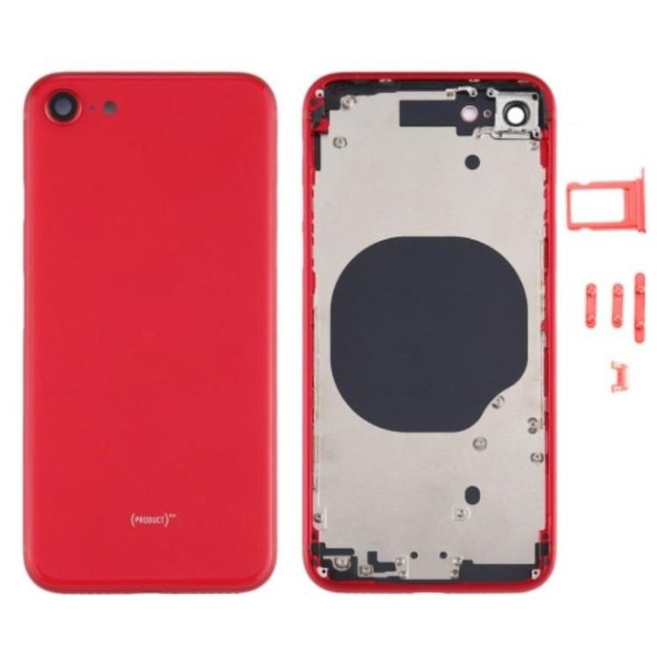 COVER POSTERIORE PER APPLE IPHONE SE 2022 4.7 ROSSO ORIGINALE