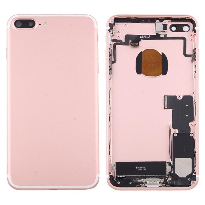 COVER POSTERIORE CON RICAMBI PER APPLE IPHONE 7 PLUS 5.5 ROSA ORO MAT.