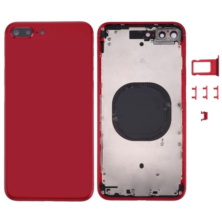 COVER POSTERIORE PER APPLE IPHONE 8 PLUS 5.5 ROSSO
