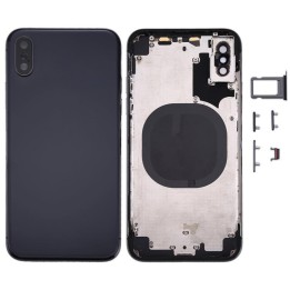 COVER POSTERIORE PER APPLE IPHONE X 5.8 NERO OEM (SENZA NFC)