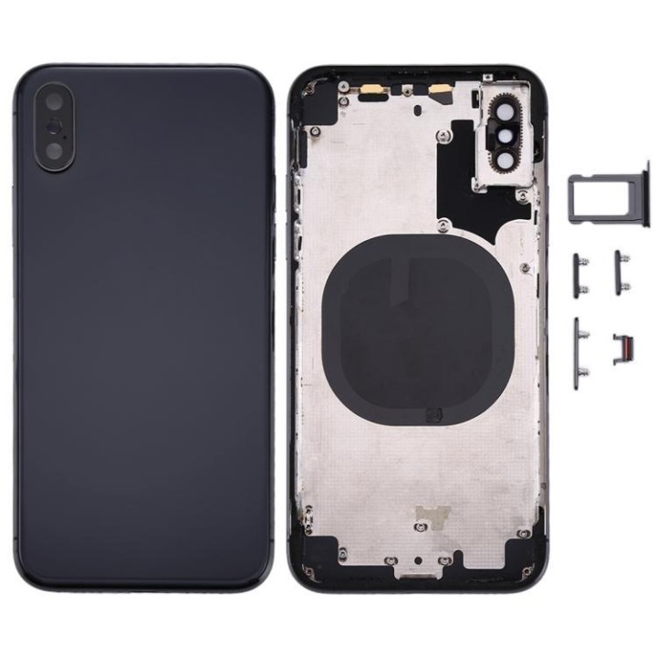 COVER POSTERIORE PER APPLE IPHONE X 5.8 NERO OEM (SENZA NFC)
