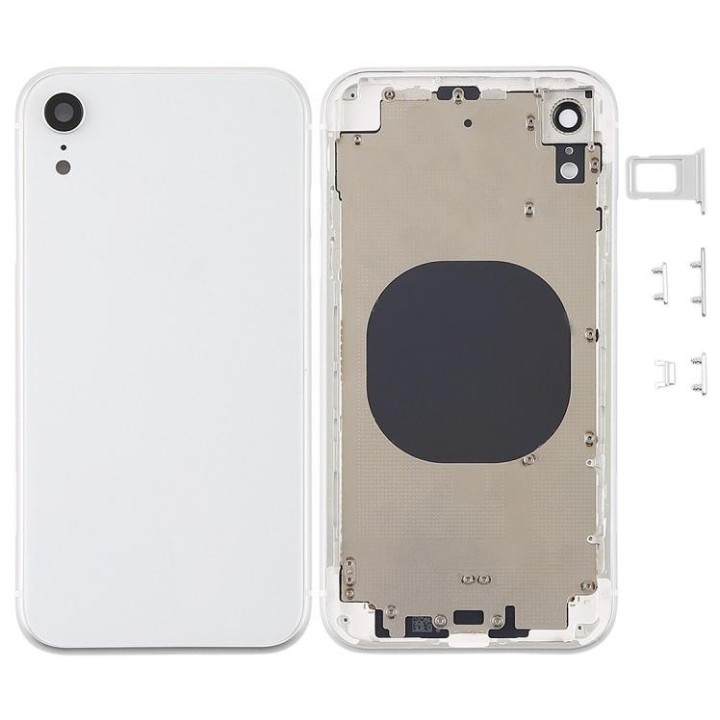 COVER POSTERIORE PER APPLE IPHONE XR 6.1 BIANCO MATERIALE ORIGINALE (.
