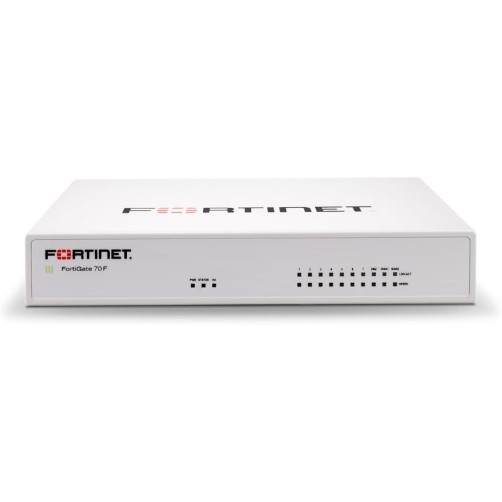 FORTIGATE-70F 10 PORTE GE RJ45 (INCLUSO 7 P. INTERNE, 2 P. WAN, 1 P...