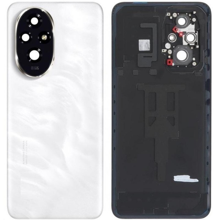 COVER POSTERIORE PER HONOR 200 5G (ELI-NX9 ELI-AN00) BIANCO ORIGINALE