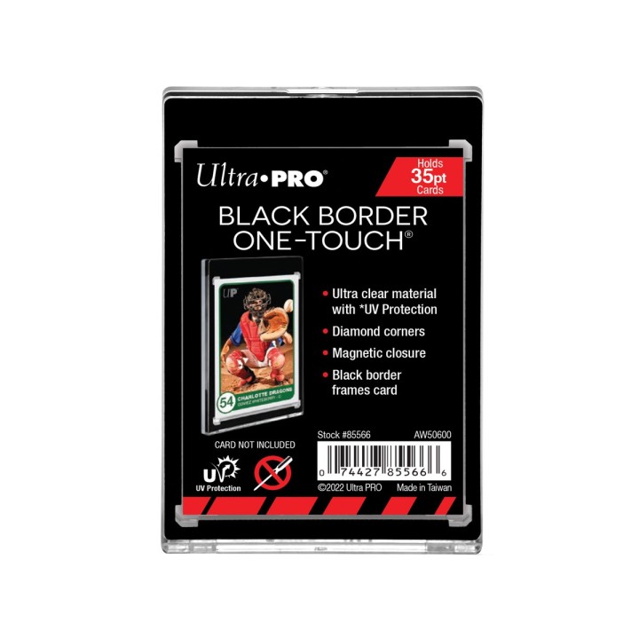 ULTRA PRO - 35PT Black Border UV ONE-TOUCH Magnetic Holder