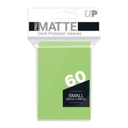 ULTRA PRO - 60 Deck Protector Sleeves Small Pro Matte Lime Green