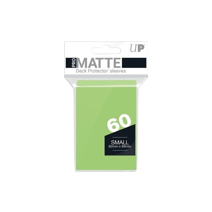 ULTRA PRO - 60 Deck Protector Sleeves Small Pro Matte Lime Green