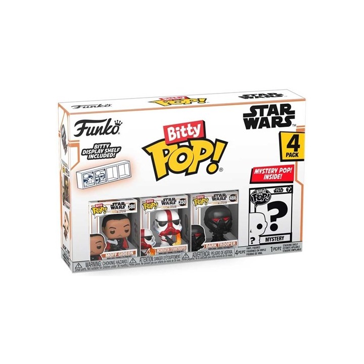 FUNKO POP Bitty 4-Pack: Mandalorian - Moff Gideon Figures