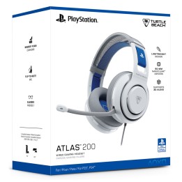 TURTLE BEACH Cuffie Gaming Atlas 200 PS White INT